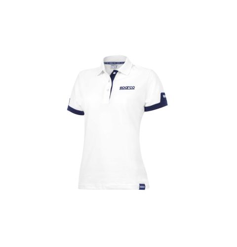 Polo SPARCO CORPORATE LADY - białe