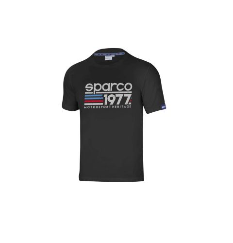T-shirt SPARCO 1977 2022 - czarny