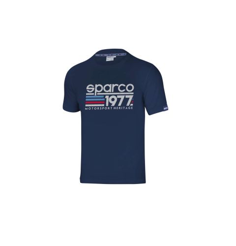 T-shirt SPARCO 1977 2022 - granatowy