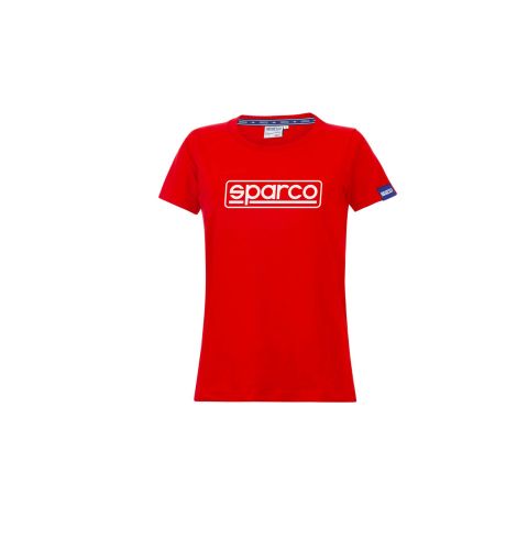 T-shirt SPARCO FRAME LADY - czerwony
