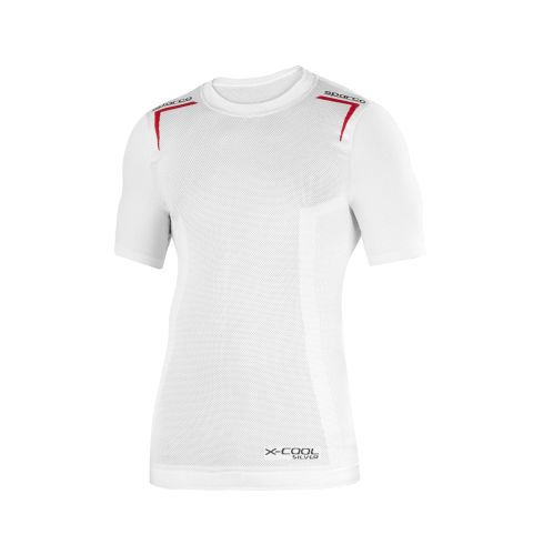 T-shirt kartingowy SPARCO K-CARBON - biały