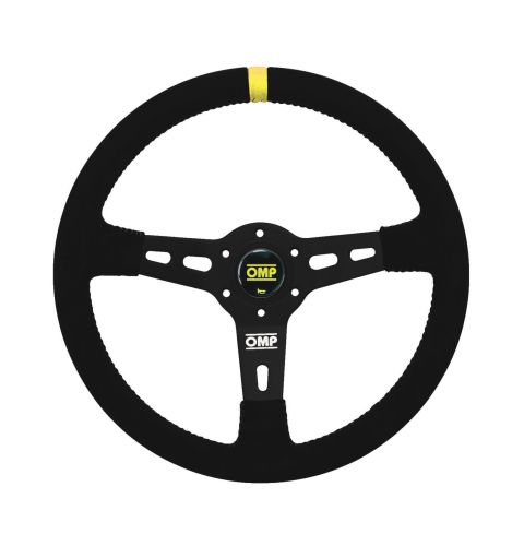 Kierownica zamszowa OMP RS czarna