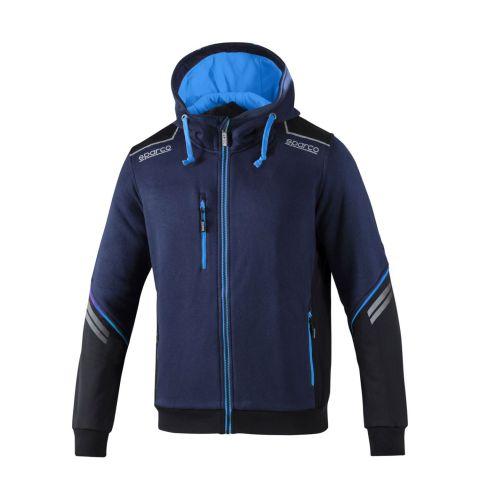 Kurtka SPARCO TECH HOODED - granatowo-niebieska