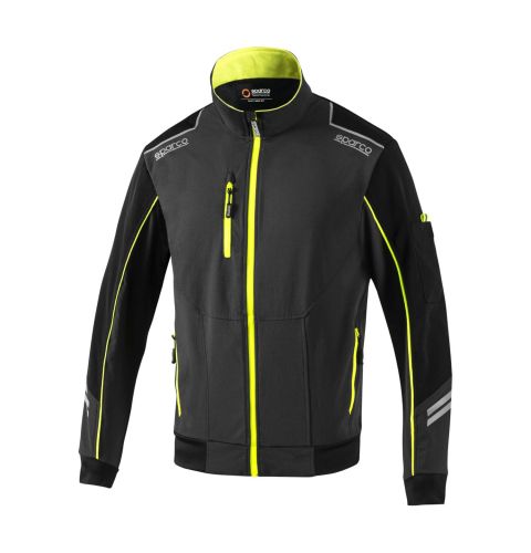 Kurtka SPARCO TECH LIGHT-SHELL – szaro-żółta