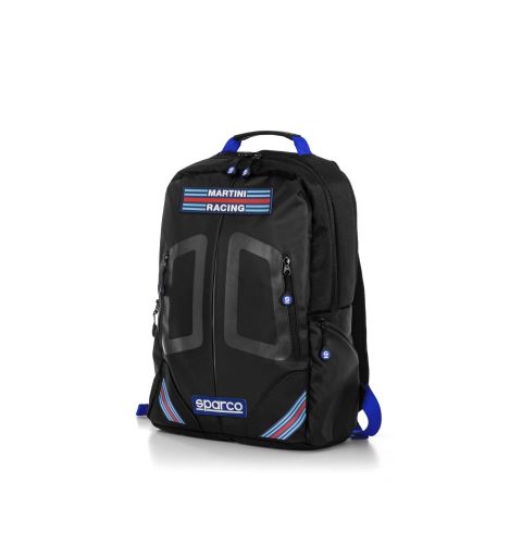Plecak SPARCO STAGE MARTINI RACING - czarno-niebieski