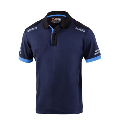 Polo SPARCO TECH - granatowo-niebieskie