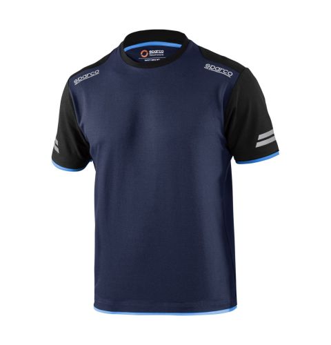 T-shirt SPARCO TECH - granatowo-niebieski