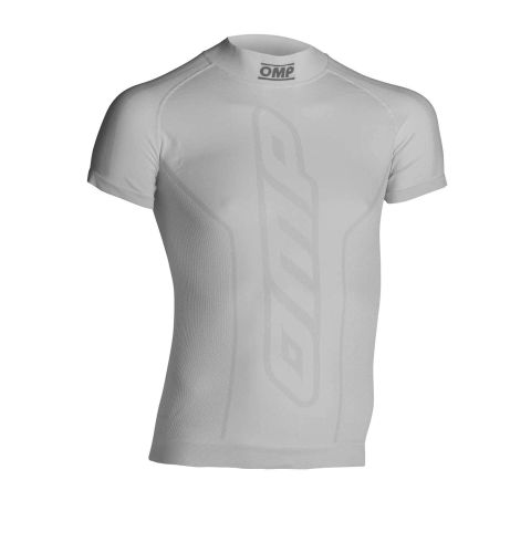 T-shirt kartingowy OMP KS SS - biały