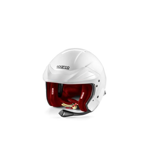 KASK SPARCO FLUX RJ-I 8859-2024 biało-czerwony