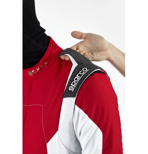 Kombinezon SPARCO X-LIGHT FULL EFFICIENCY 8856-2018 czerwono-biały