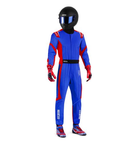 Kombinezon Sparco Thunder 8877-2022 niebiesko-czerwony