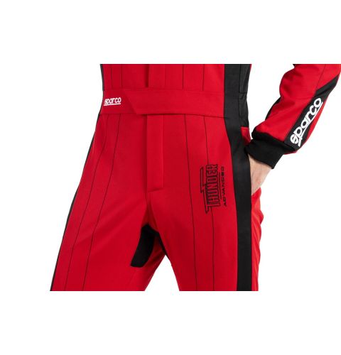 Kombinezon Sparco Thunder 8877-2022 czerwono-czarny