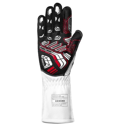 Rękawice Sparco K-Arrow+ 8877-2022 biało-czarne