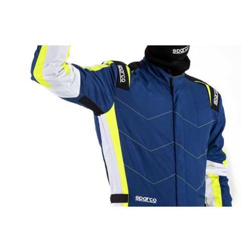 Kombinezon Sparco Kerb Advanced 8877-2022 niebiesko-żółty