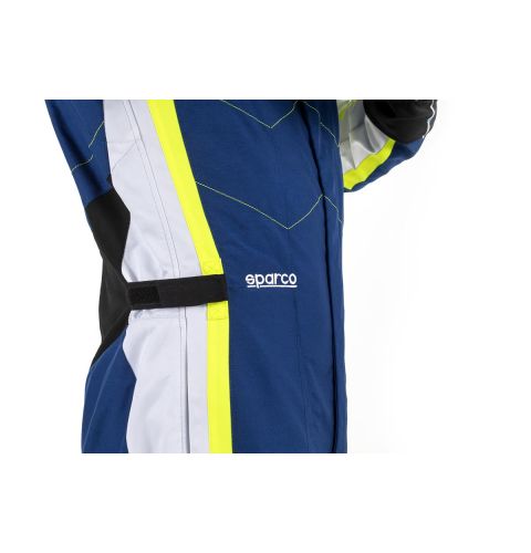 Kombinezon Sparco Kerb Advanced 8877-2022 niebiesko-żółty