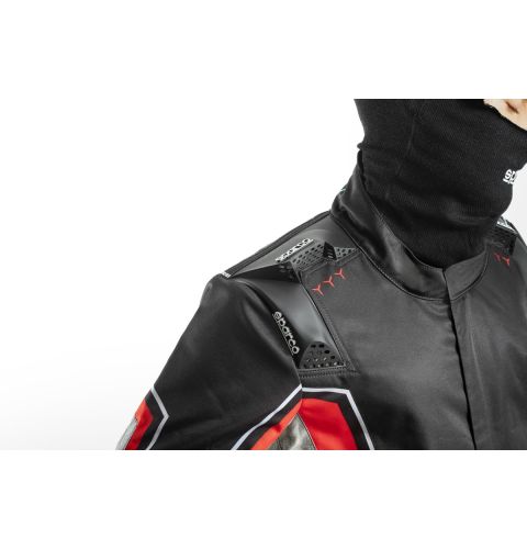 Kombinezon Sparco Superleggera-K 8877-2022 czarno-czerwony