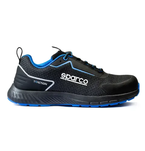 Buty Sparco Traction Suzuka S1PS ESD czarno-niebieskie