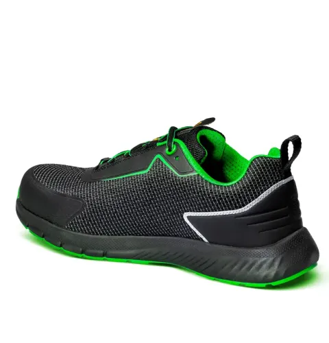 Buty Sparco Traction Sanyo S1PS ESD czarno-zielone fluo