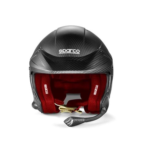 Kask Sparco Flux RJ-I CARBON 8859-2024 czarno-czerwony