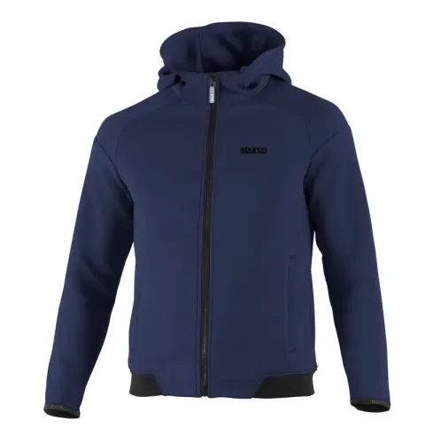 Bluza zapinana z kapturem Sparco granatowa