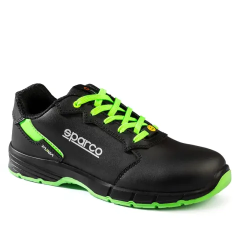 Buty Sparco Targa Arturo S3S (czarno-zielone fluo)