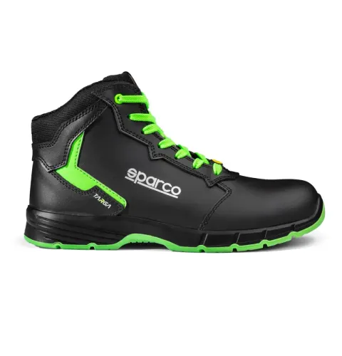 Buty Sparco Targa-H Willy S3S ESD (czarno-zielone fluo)