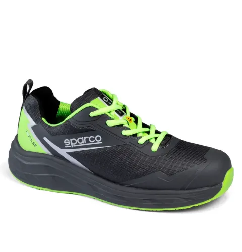 Buty Sparco Impulse Lucas S3S (szaro-zielone fluo)