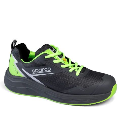 Buty Sparco Impulse Lucas S3S (szaro-zielone fluo)