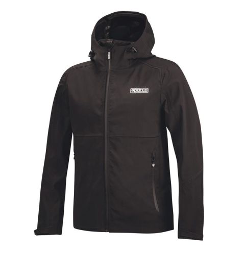 Kurtka przeciwdeszczowa Sparco Shell czarna