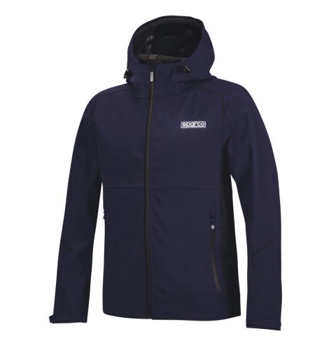 Kurtka przeciwdeszczowa Sparco Shell granatowo-czarna