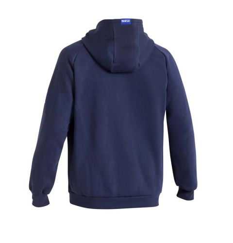 Bluza z kapturem zapinana Sparco Gulf granatowa
