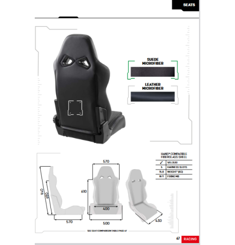 Fotel OMP RTS regulowany