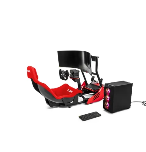 Sparco Evolve Pro GP Rig II Sim Racing Cockpit czerwony