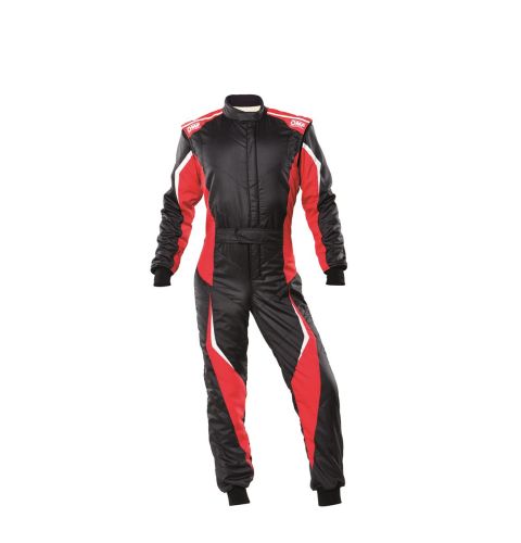 Kombinezon OMP TECNICA EVO FIA 8856-2018 czarno-czerwony