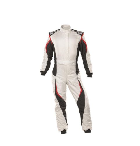 Kombinezon OMP TECNICA EVO FIA 8856-2018 biało-czarny