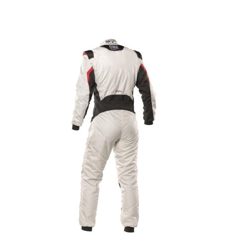 Kombinezon OMP TECNICA EVO FIA 8856-2018 biało-czarny