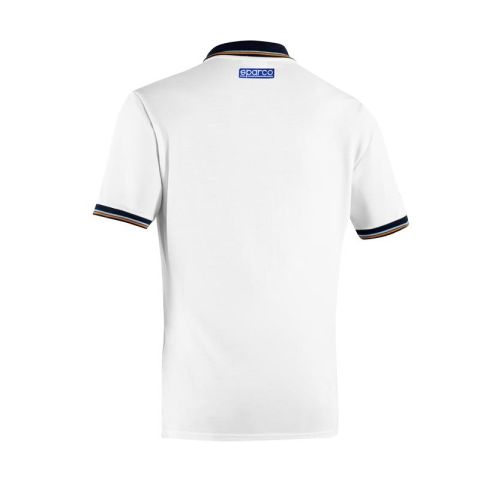 Koszulka Polo Sparco Gulf z kieszonką biała