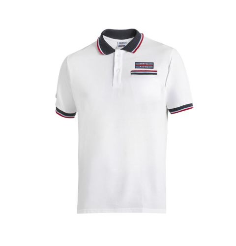 Koszulka Polo Sparco Martini Racing z kieszonką biała