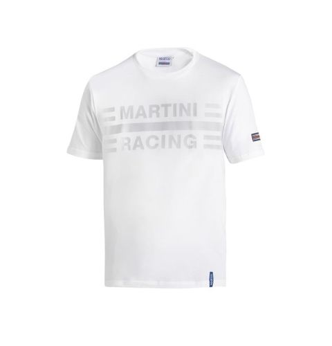 Koszulka T-shirt Sparco Martini Racing Big Logo biała