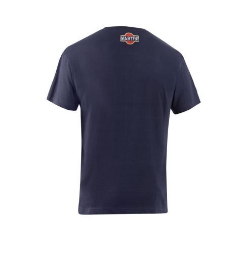 Koszulka T-shirt Sparco Martini Racing Top Stripes granatowa