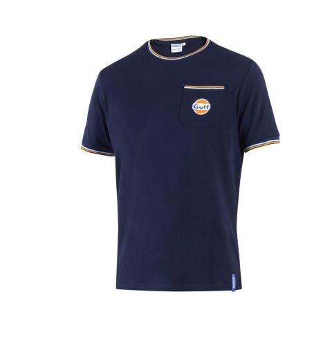 Koszulka T-shirt Sparco Gulf z kieszonką granatowa