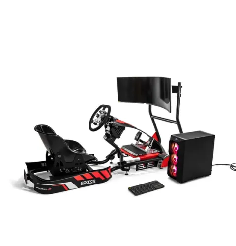 Sparco Evolve Pro Kart Rig II Sim Racing Kart Cockpit