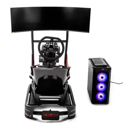 Sparco Evolve Pro Kart Rig II Sim Racing Kart Cockpit