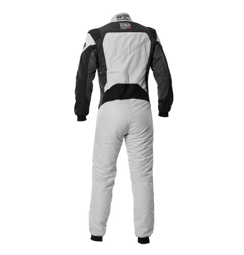 Kombinezon OMP First Evo 2025 FIA 8856-2018 srebrno-czarny