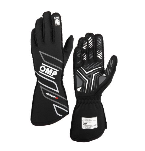 Rękawice OMP One-S 2025 FIA 8856-2018 czarne