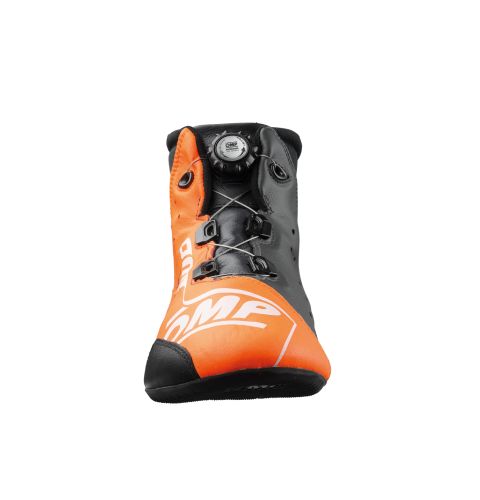 Buty OMP One Evo X R FIA 8856-2018 pomarańczowo-antracytowe