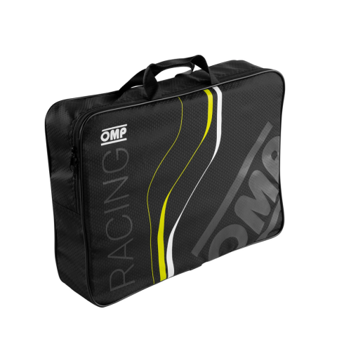 Kombinezon OMP Tecnica Superlight FIA 8856-2018 granatowo-pomarańczowy fluo