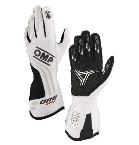 Rękawice OMP One Evo X  FIA 8856-2018 białe