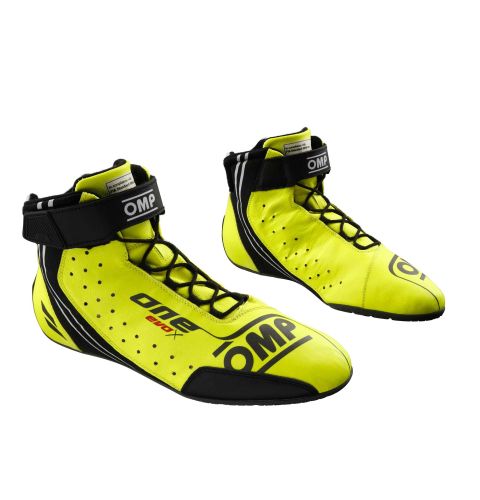 Buty OMP ONE EVO X FIA 8856-2018 żółte