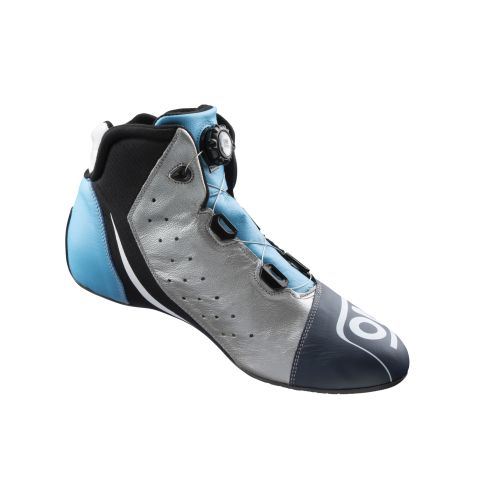 Buty OMP One Evo X R FIA 8856-2018 granatowo-błękitne